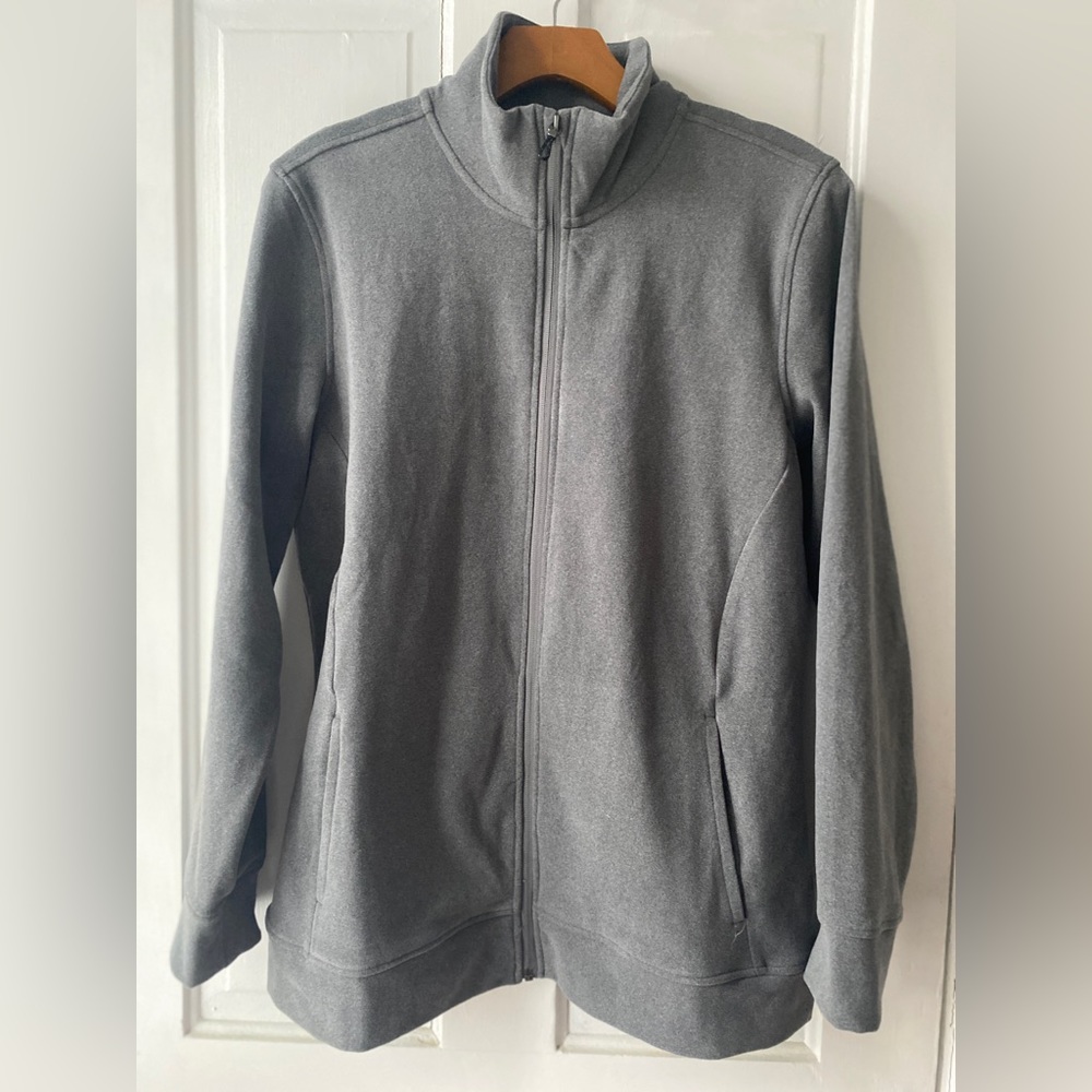 Zip up track jacket (women’s size large)